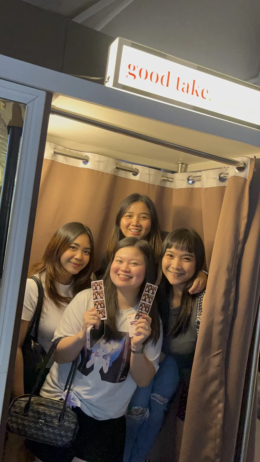 good take. photobooth at a bazaar event